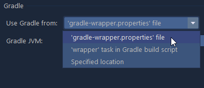 Gradle settings 1